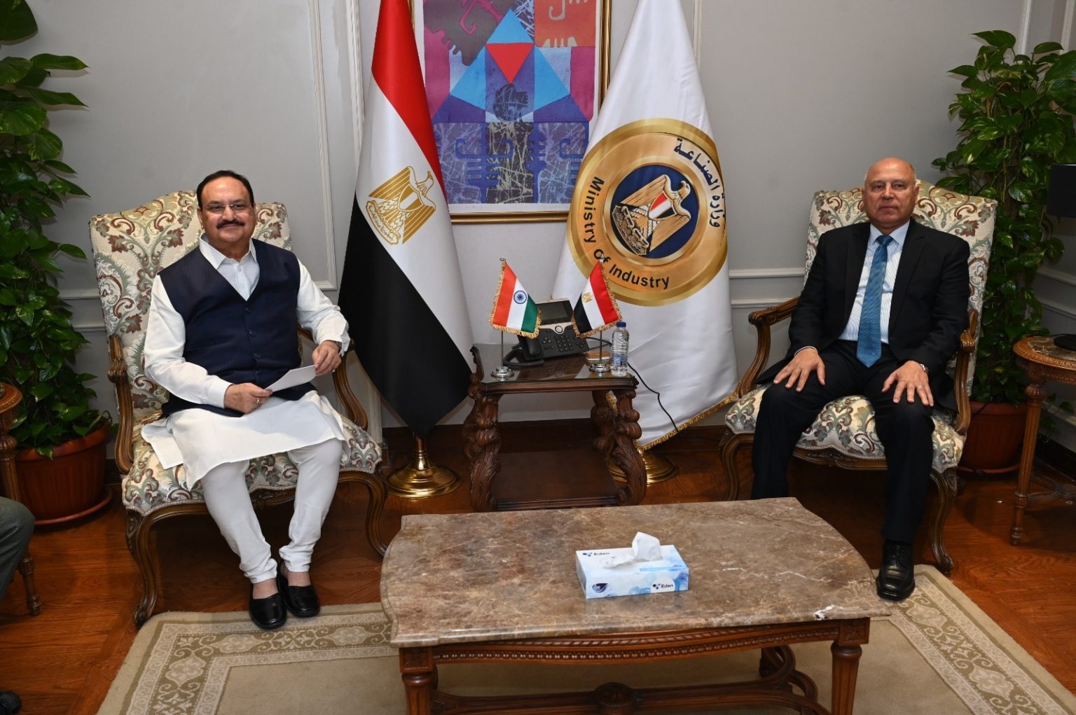 كامل الوزير : فرص متميزة أمام الشركات الهندية للاستثمار في مصر في مجالات تصنيع الأسمدة الفوسفاتية والكيماويات والبتروكيماويات