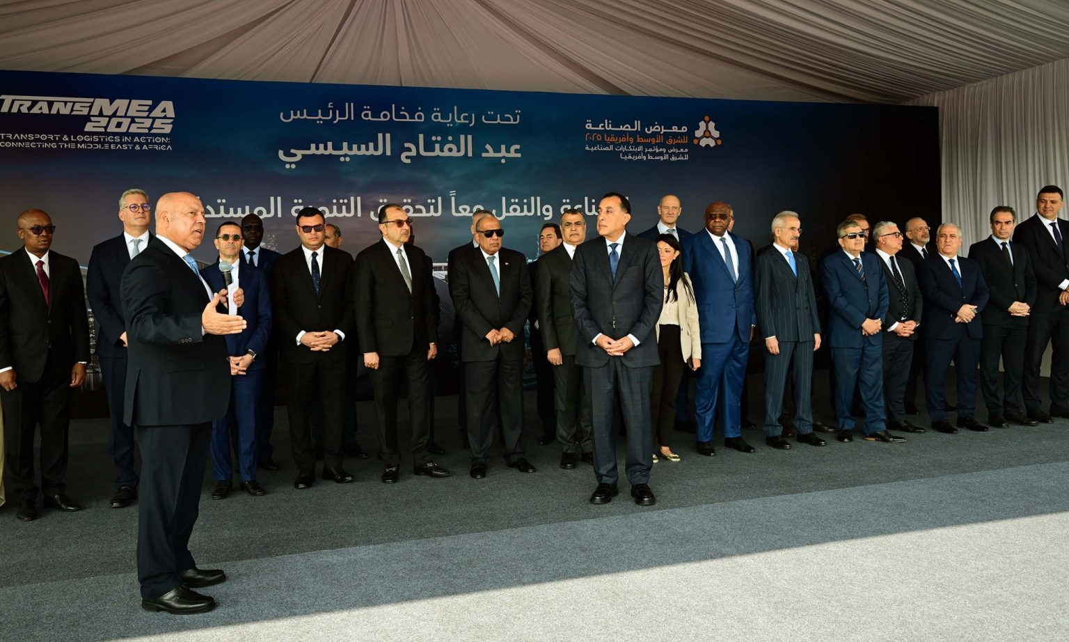 رئيس الوزراء يفتتح الدورة السادسة للمعرض والمؤتمر الدولي للنقل الذكي والبنية التحتية واللوجيستيات والصناعة TransMEA2025