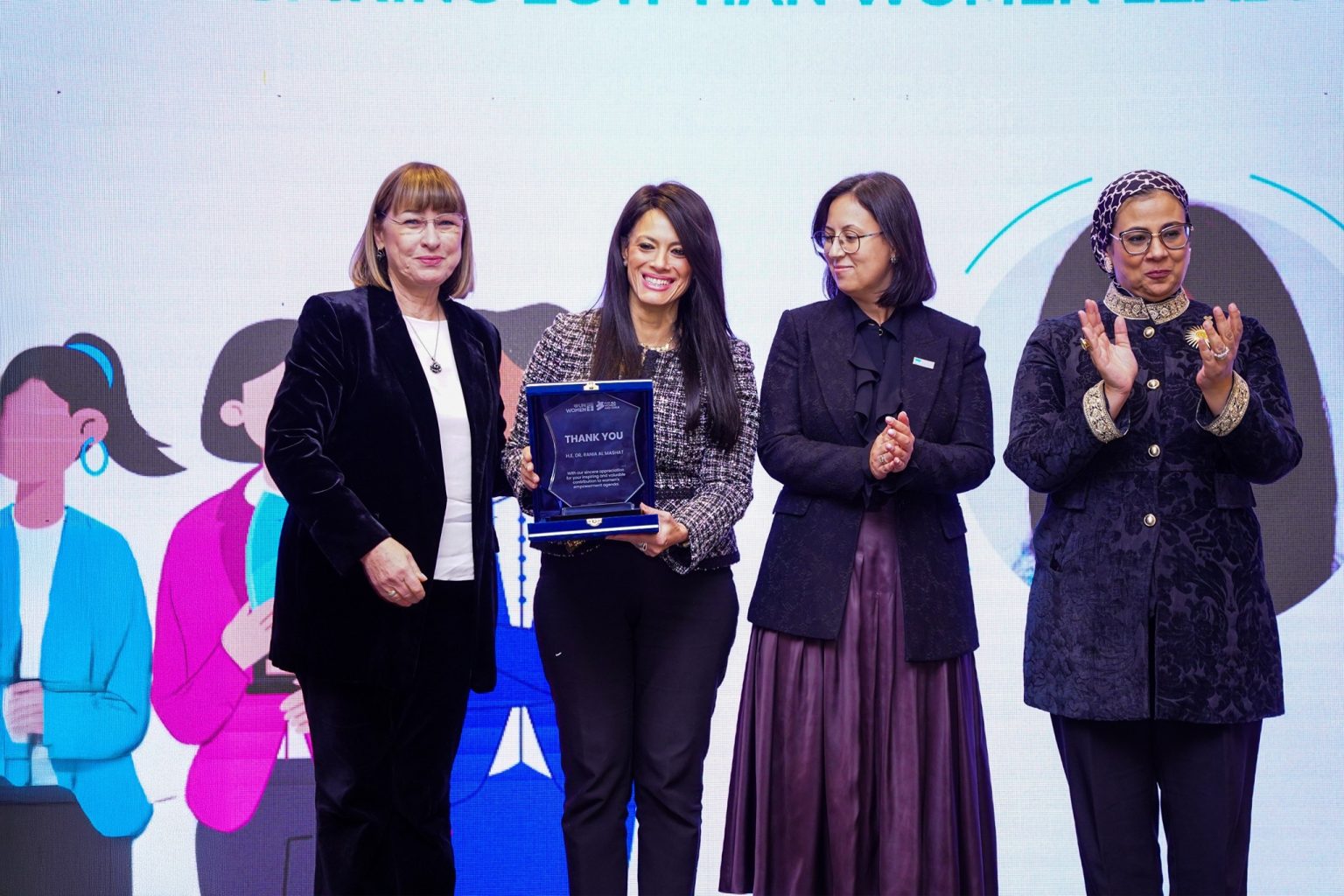 هيئة الأمم المتحدة للمرأة تكرّم رانيا المشاط ضمن القيادات النسائية المصرية الملهمة في احتفالية “أجندة بكين +30”