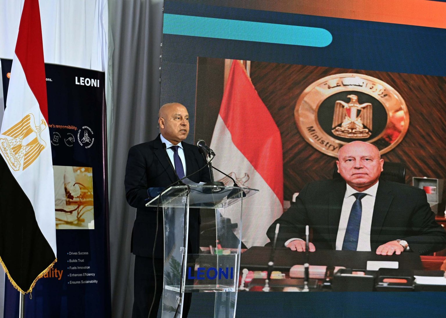 كامل الوزير خلال فعاليات افتتاح مصنع ” ليوني” بمدينة بدر: مصر ستظل أرض الفرص الواعدة والاستثمار الآمن