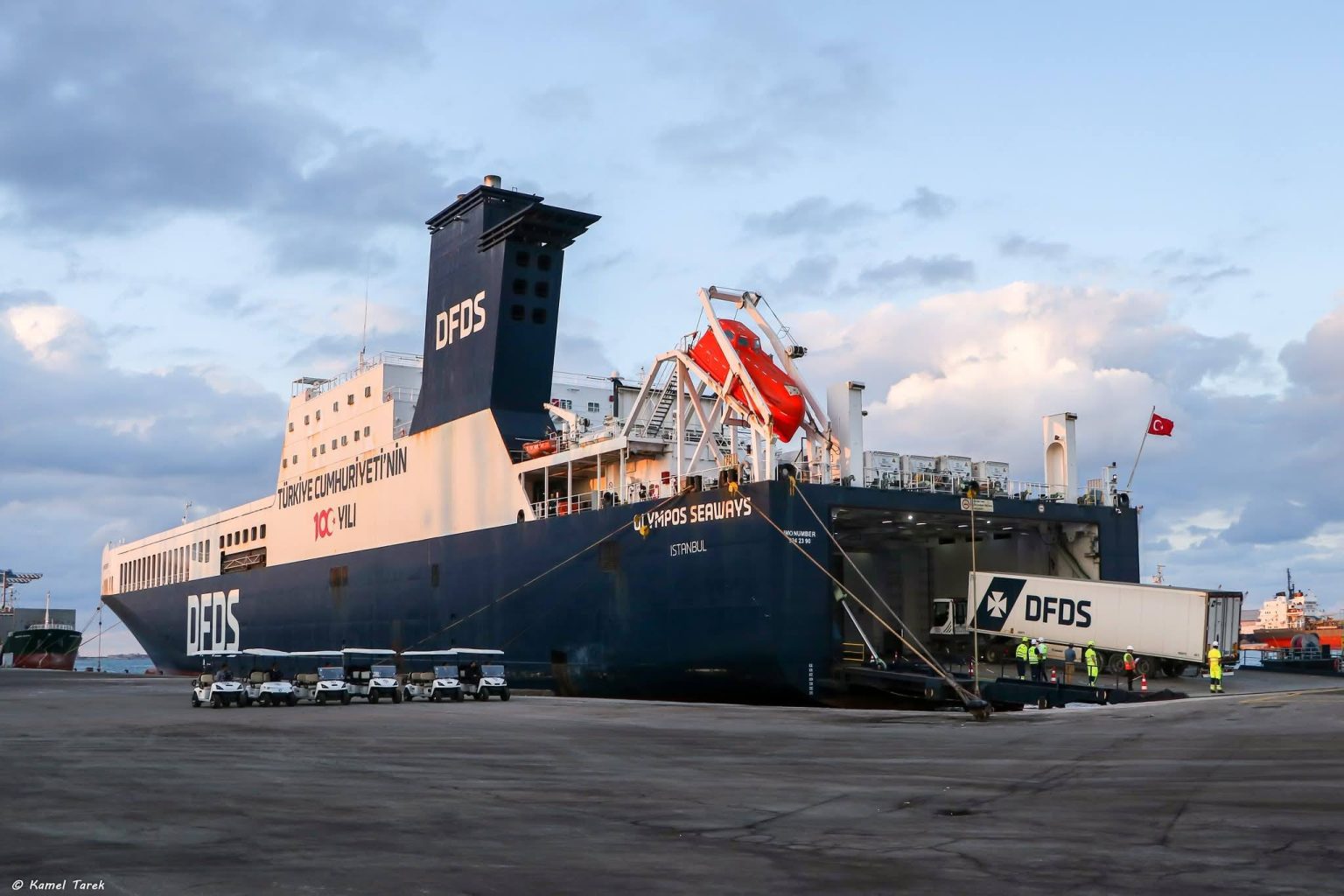 تعرف على مميزات الخط الملاحي ” الرورو ” لنقل المنتجات المصرية إلى إيطاليا ومنها إلى أوروبا والعكس