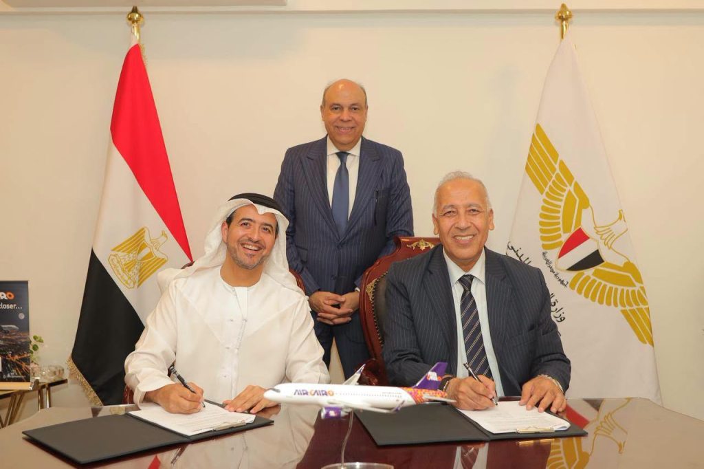 فعاليات معرض العلمين للطيران .. مذكرة تفاهم بين “إيركايرو” و”أبوظبي للطيران” لتعزيز الشراكة الاستراتيجية